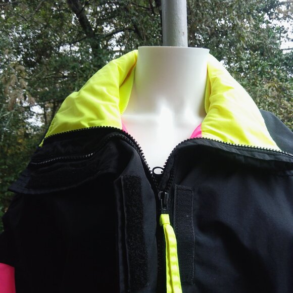 Vintage 90s Columbia Bugaboo Zip Up Neon Nylon Granola Girl Gorpcore Jacket - Picture 6 of 12